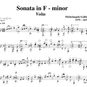 Galilei Sonata in F minor Volta
