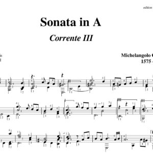 Galilei Sonata in A Corrente III