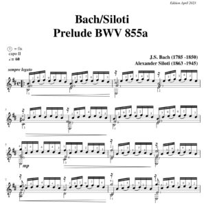 Bach-Siloti Prelude BWV 855a