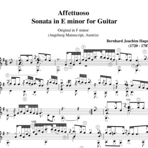 Hagen Sonata F minor Affettuoso