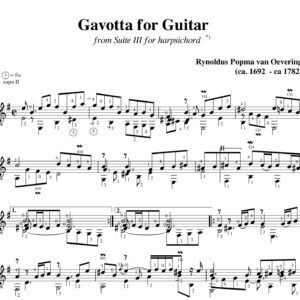 Popma Suite III Gavotta
