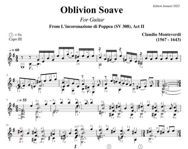 Monteverdi Oblivion Soave