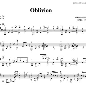 Astor Piazzolla Oblivion