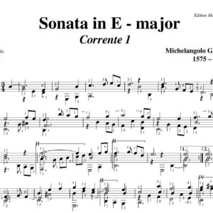 Galilei Sonata in E major Corrente 1