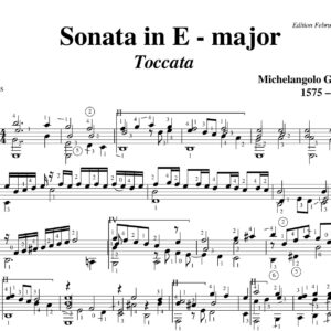 Galilei Sonata in E major Toccata