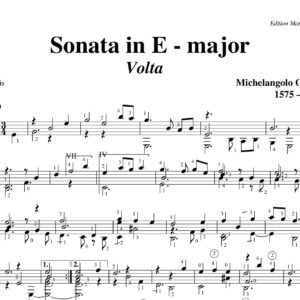 Galilei Volta Sonata in E major