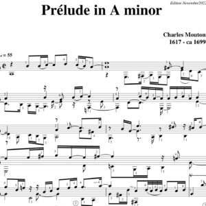 Charles Mouton Suite 1 Prelude in A minor