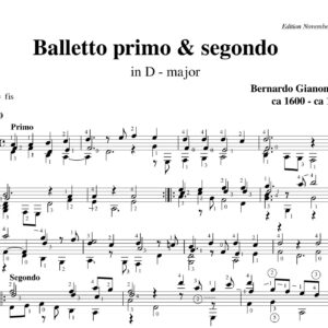 Gianoncelli Balletto primo.segondo page 6