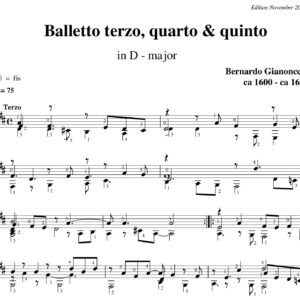 Gianoncelli Balletto terzo quarto quinto page 6.7