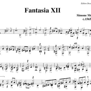 Molinaro Fantasia XII in e minor