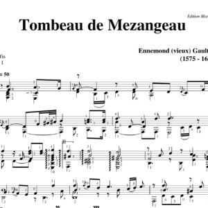 Gaultier Ennemond Tombeau de Mezangeau