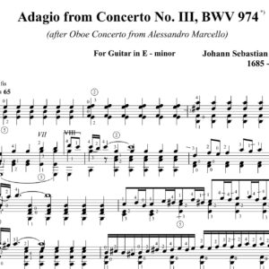 Bach Adagio BWV 974 after AM.e minor 2023