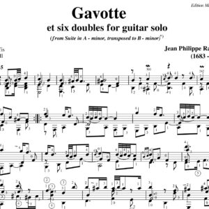 Rameau Gavotte & 6 doubles.RCT5