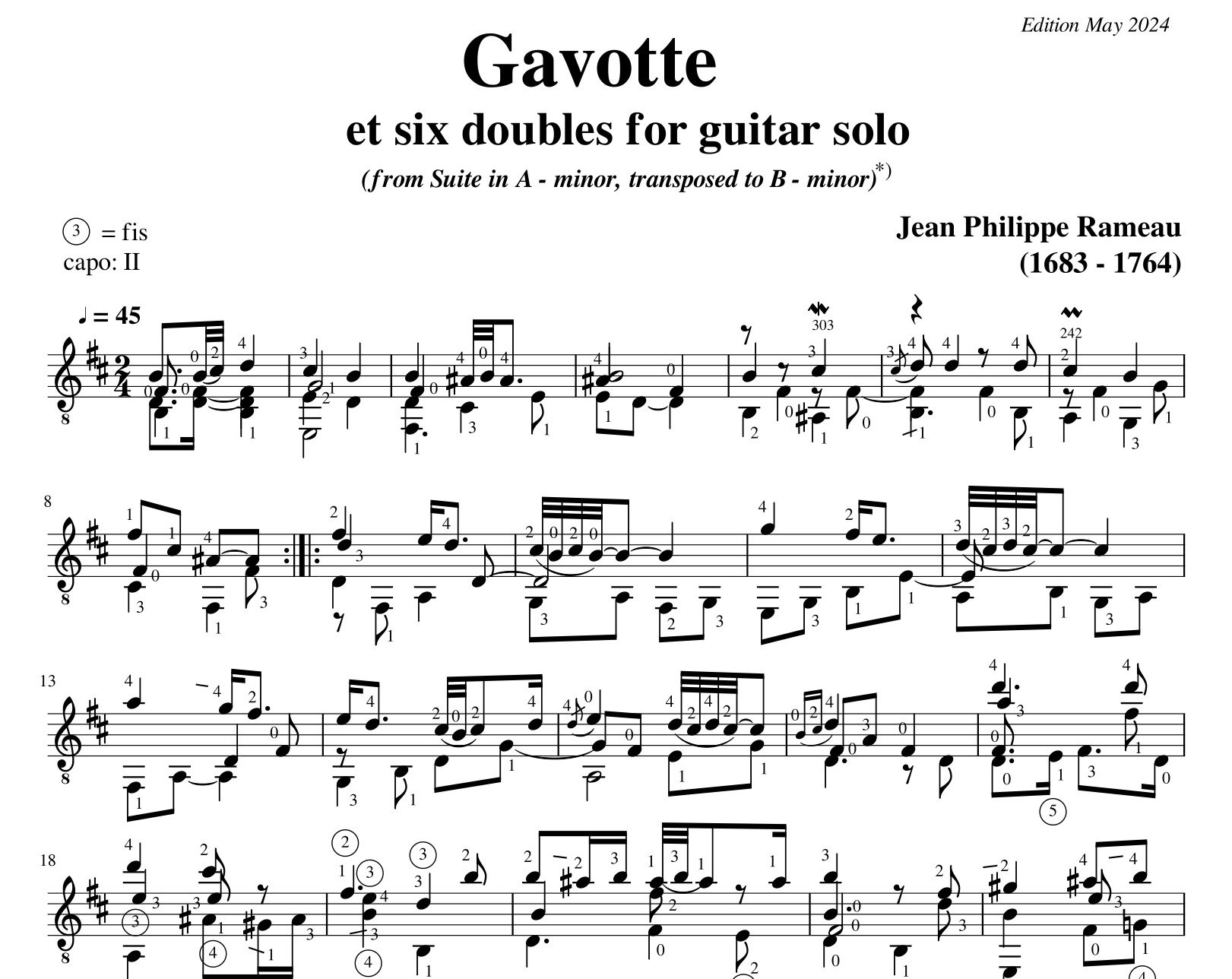 Rameau Gavotte & 6 doubles.RCT5